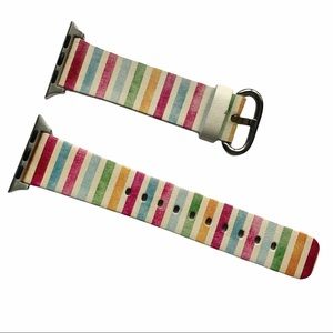 NEW Striped Apple Watch Band 38/40/41mm M Buckle Vintage Paint Vibe